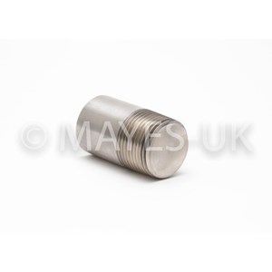 1/8" BSPT Round Head Plug in Alloy 625