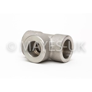 1/2"x 1/4" 3000 (3M) SW Reducing Tee 316/316L Stainless Steel