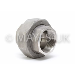 1/4" 3000 (3M) BSPT Union 316/316L Stainless Steel